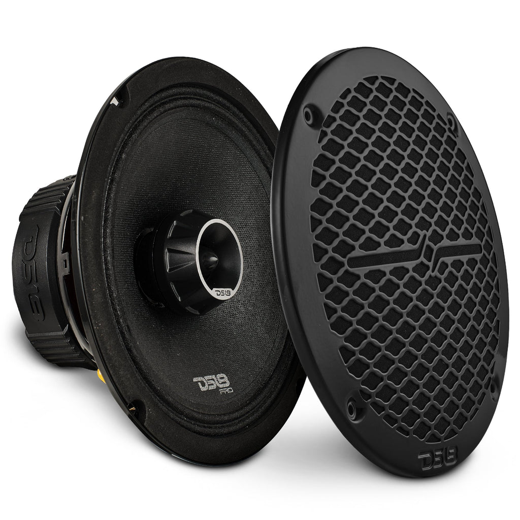 DS18 PRO-ZT8 PRO-ZT 8" Coaxial Mid-Range Loudspeaker with Water-Resistant Cone Built-in Bullet Tweeter and Grill | 275W RMS 4-Ohm — image 1
