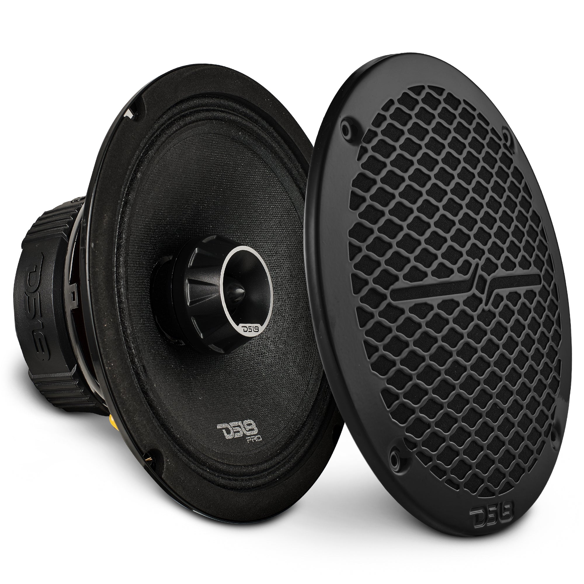 DS18 PRO-ZT8 PRO-ZT 8" Coaxial Mid-Range Loudspeaker with Water-Resistant Cone Built-in Bullet Tweeter and Grill | 275W RMS 4-Ohm — image 1