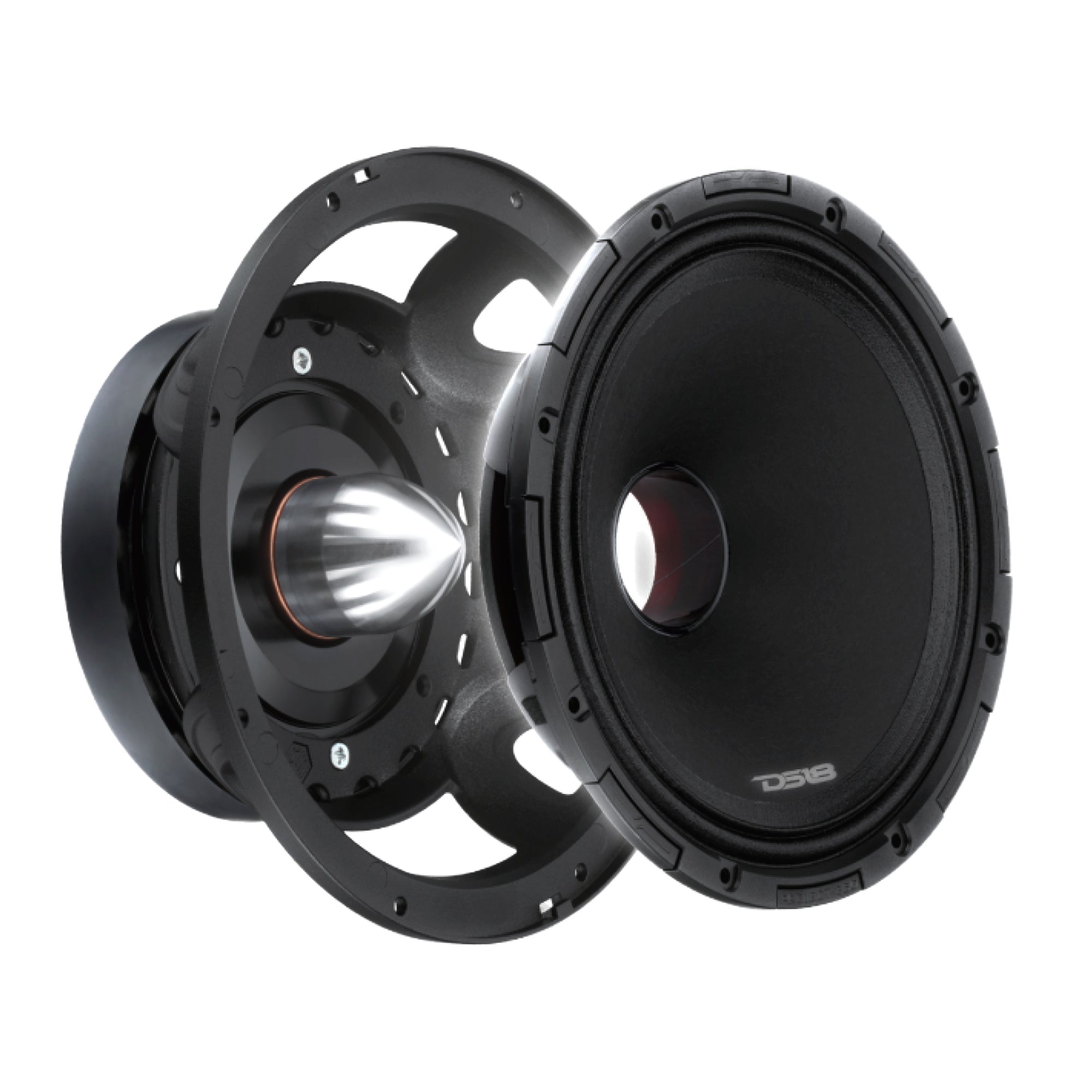 DS18 PROJECT360.88B PROJECT360 8” High-Sensitivity Mid-High Loudspeaker with Bullet - 300W RMS 8-Ohm - Rotating Recone Design For Quick Repair — image 2