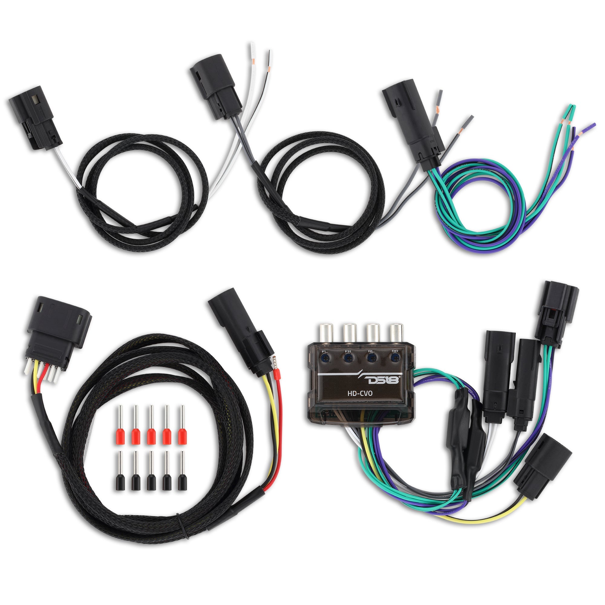 DS18 RY-LOC.HD23UPCVO Harley-Davidson 4-Channel Plug-and-Play Line Output Converter Kit for CVO & Ultra Touring Models 2023+ — image 1