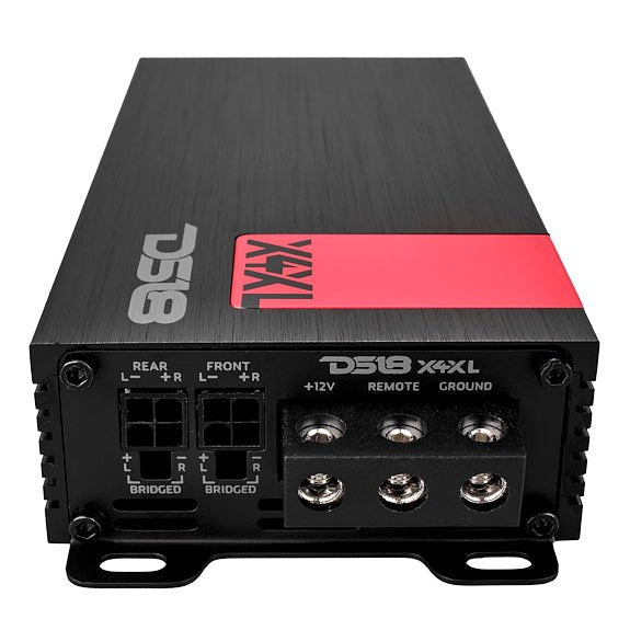 DS18 X4XL X 4-Channel Ultra Compact Class D Amplifier 4 x 120 Watts Rms @ 4-ohm — image 2