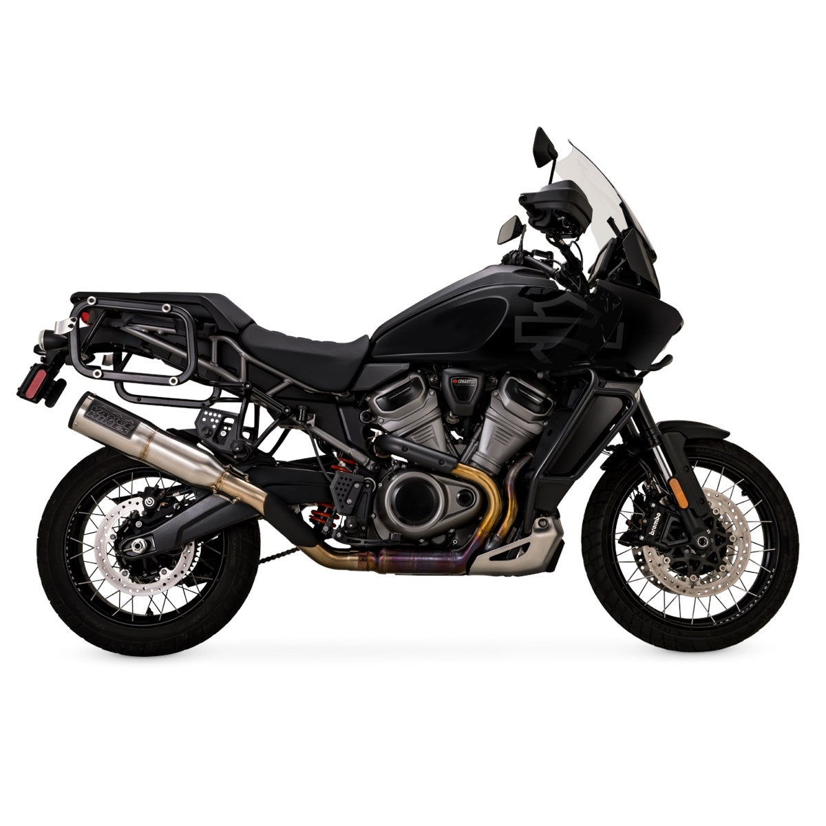 Vance & Hines Adventure Hi-Output 450 – Stainless Brushed – 16533 — manufacturer image 3