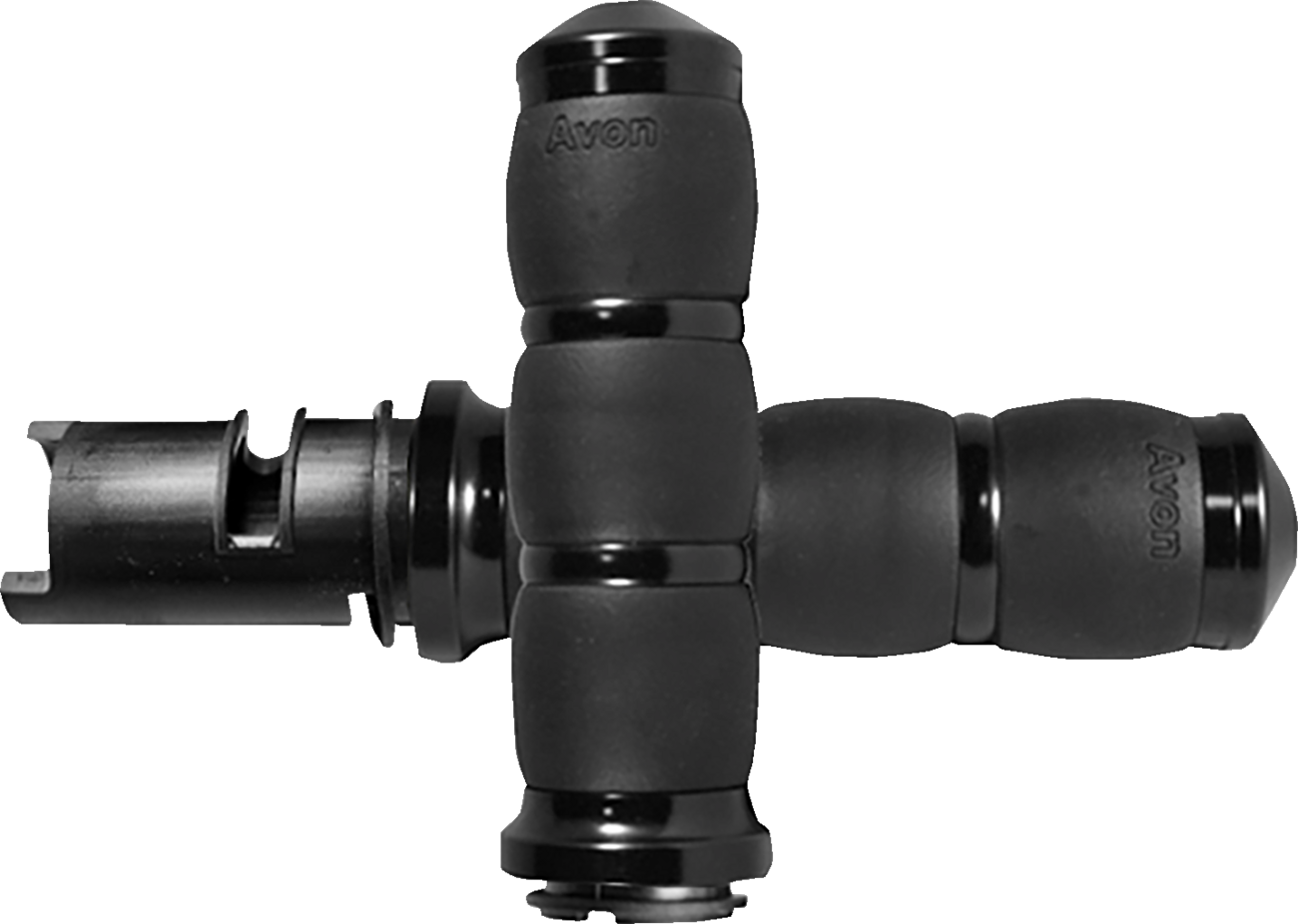 AVON GRIPS 3-Ring Velvet Air Grips - TBW - Black AIR-96-F24 — image 1