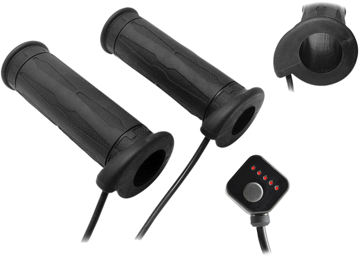 KOSO NORTH AMERICA 5 Level Twist Throttle Heated Grips - 1" AM10706G — image 2
