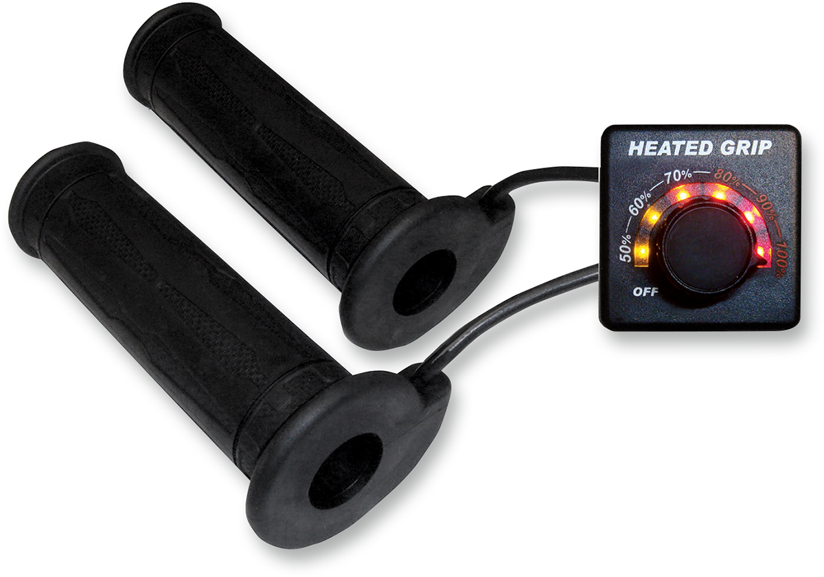 KOSO NORTH AMERICA Heated Grip Kit with LED Indicator - Motorcycle - 1" AM10720F — image 1