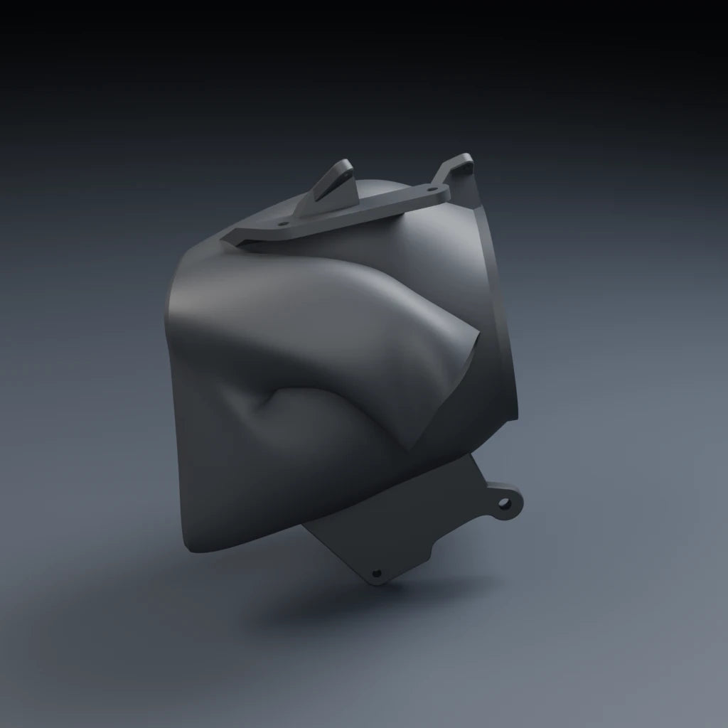 AVT 6.5-inch enclosure, port-side profile. Rendered view; one enclosure shown, sold as a pair.