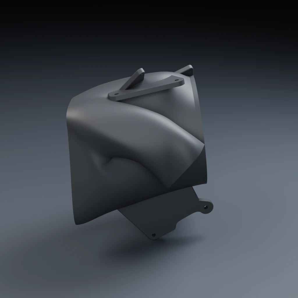 AVT 8-inch enclosure, port-side profile. Rendered view; one enclosure shown, sold as a pair.