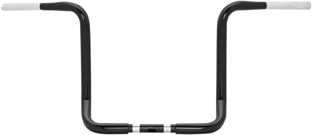 BURLY BRAND 1-1/4" Bagger Ape Hanger Handlebar - TBW - 13" - Black B12-2001B — image 1