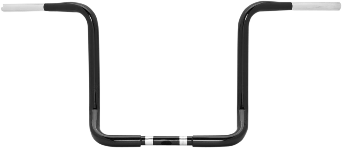BURLY BRAND 1-1/4" Bagger Ape Hanger Handlebar - TBW - 13" - Black B12-2001B — image 1