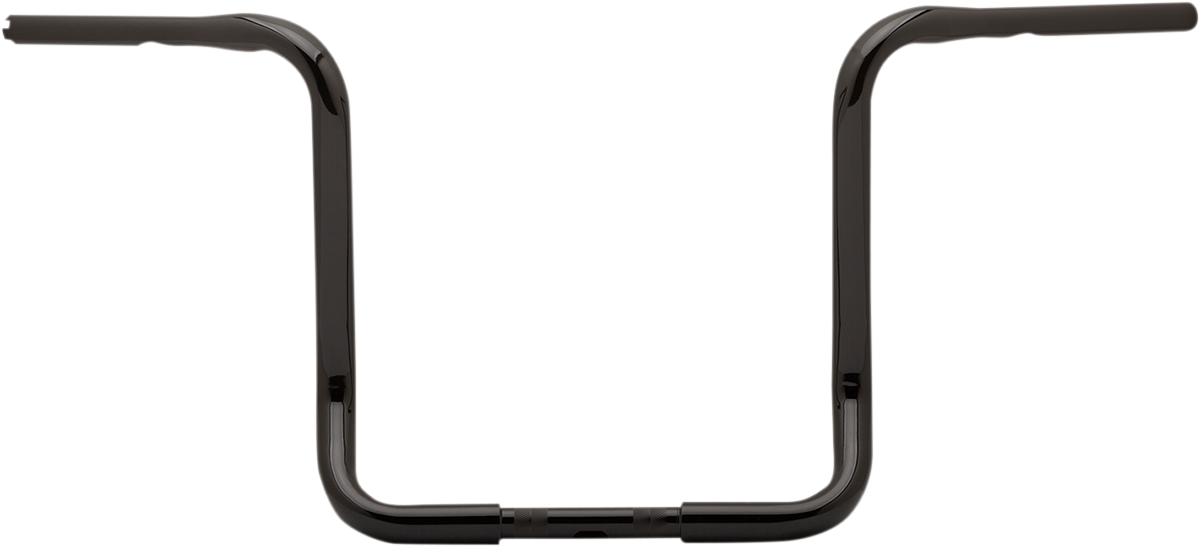BURLY BRAND 1-1/4" Bagger Ape Hanger Handlebar - TBW - 15" - Black B12-2002B — image 1