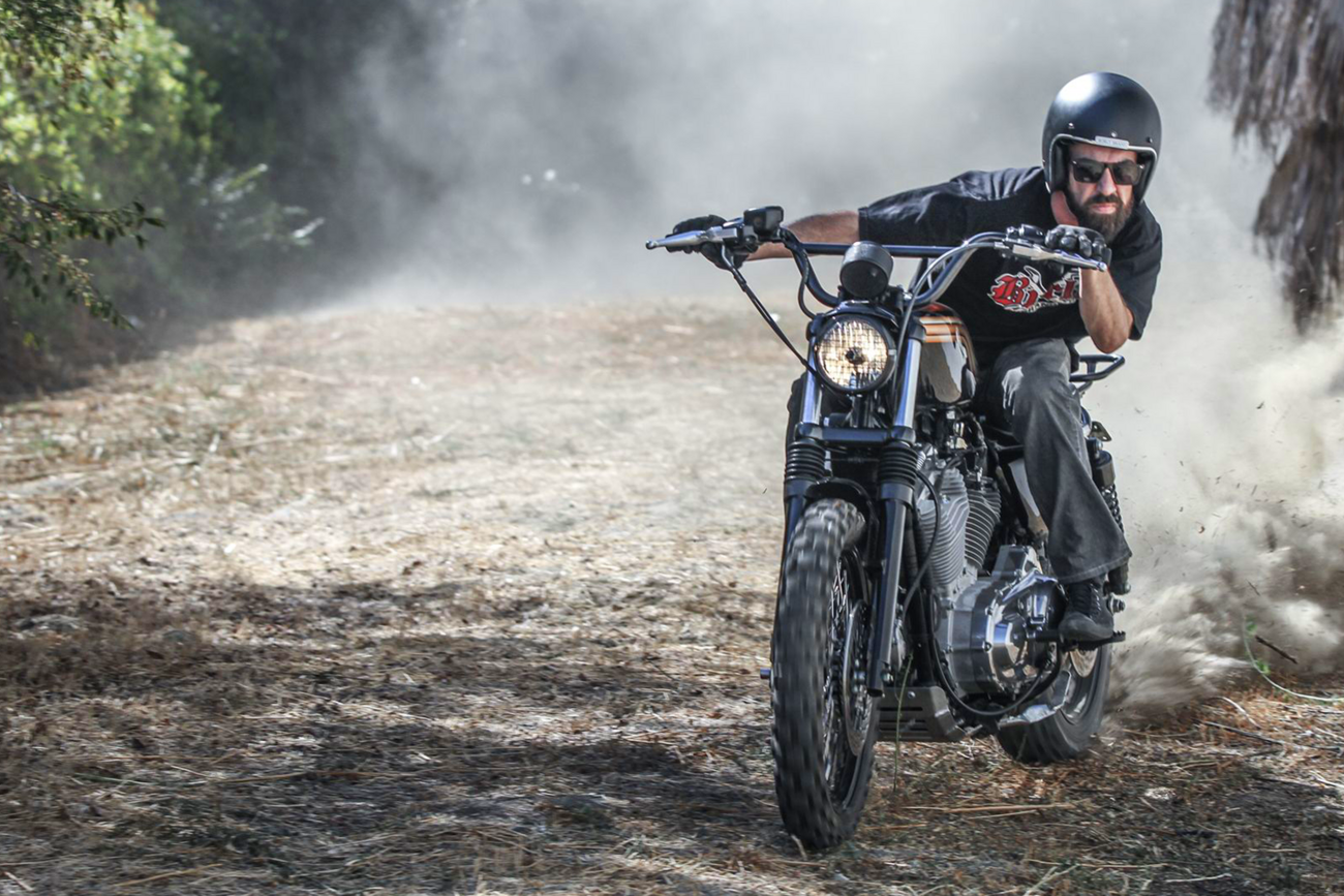BURLY BRAND 1" Scrambler Handlebar - Black B12-6020B — image 2