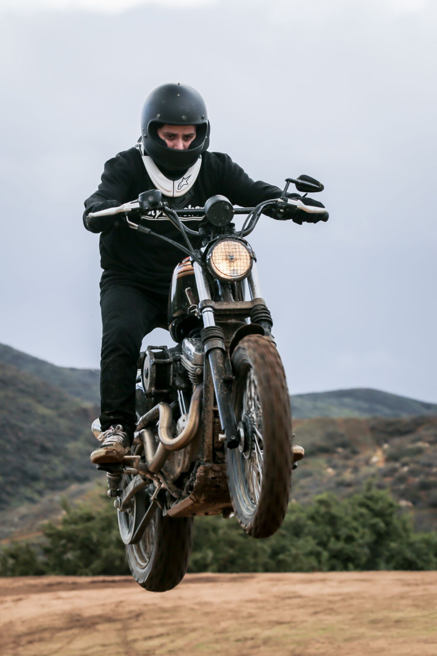 BURLY BRAND 1" Scrambler Handlebar - Black B12-6020B — image 3