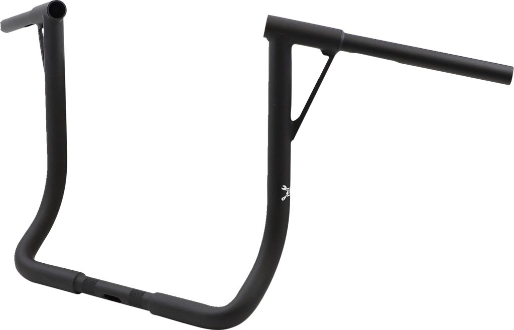 BURLY BRAND Louie Handlebar - Louie B - 16" - Textured Black B12-7005TB — image 2