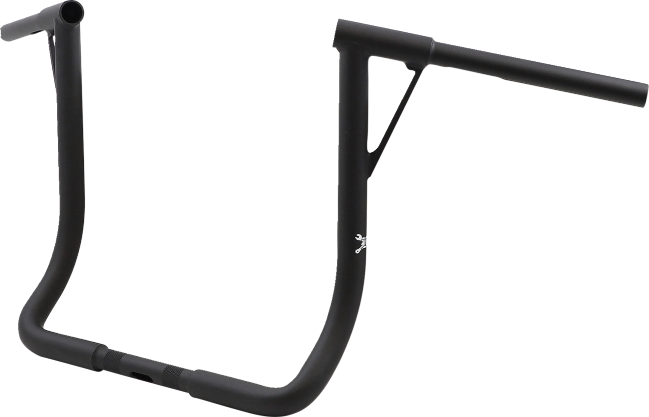BURLY BRAND Louie Handlebar - Louie B - 16" - Textured Black B12-7005TB — image 2