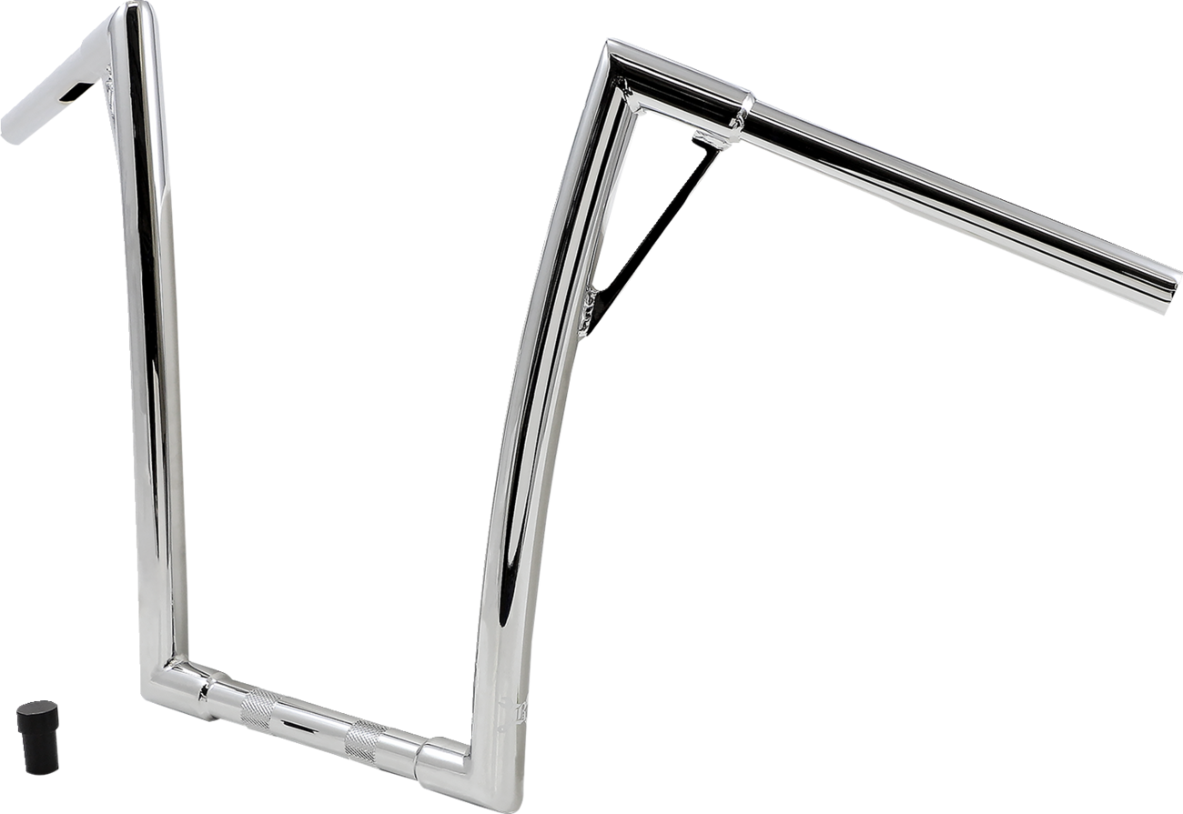 BURLY BRAND Louie Handlebar - 16" - Chrome B12-7008C — image 2