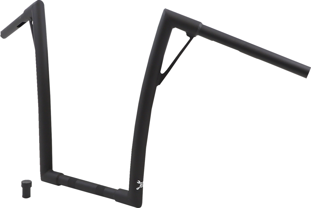 BURLY BRAND Louie Handlebar - 16" - Textured Black B12-7008TB — image 2