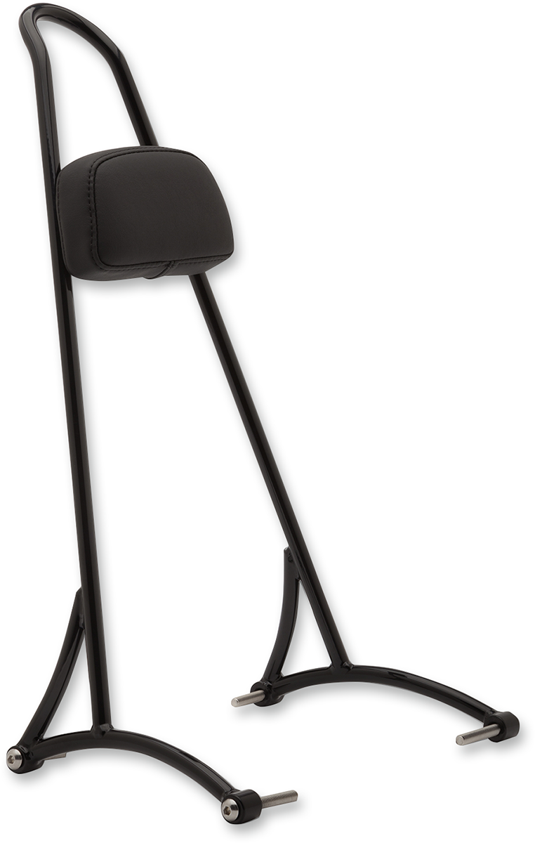 BURLY BRAND 20" Tall Sissy Bar - Black - HD Sportster '94-'03 B13-1503B — image 1