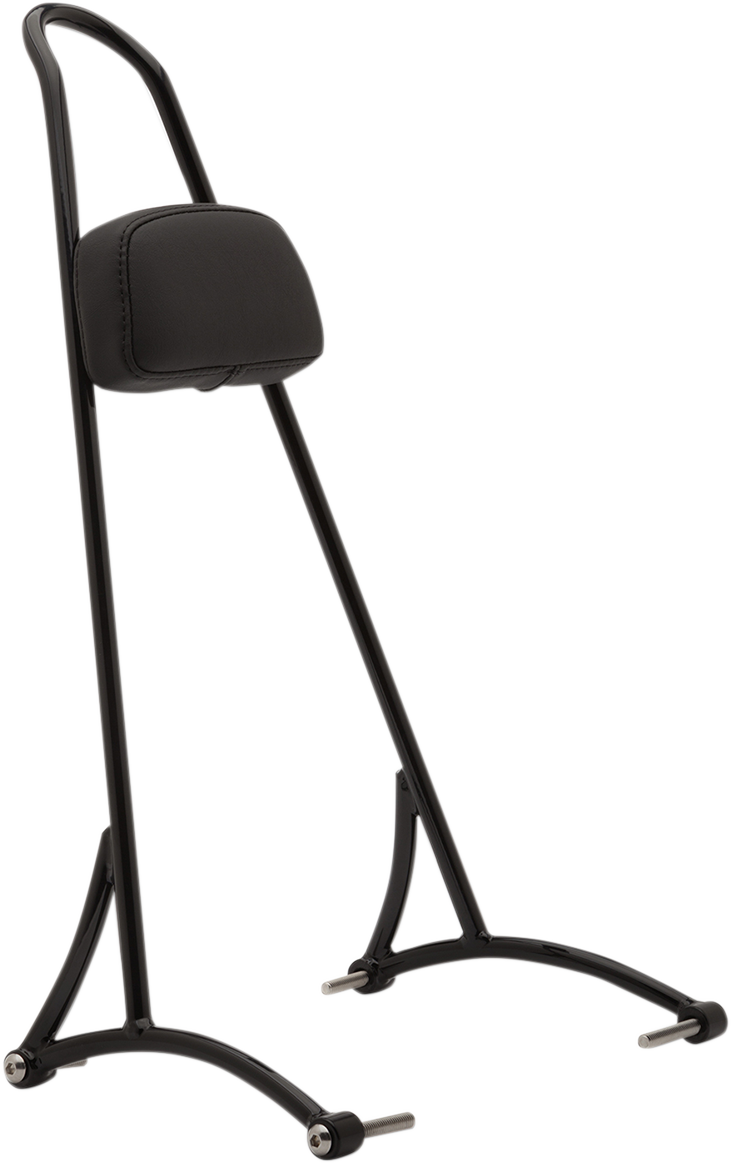 BURLY BRAND 20" Tall Sissy Bar - Black - HD Dyna B13-1505B — image 1