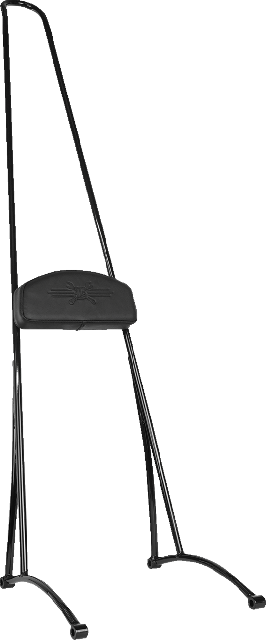 BURLY BRAND 40" Stupid Tall Sissy Bar - Black - HD Sportster '06-'17 B13-1509B — image 1