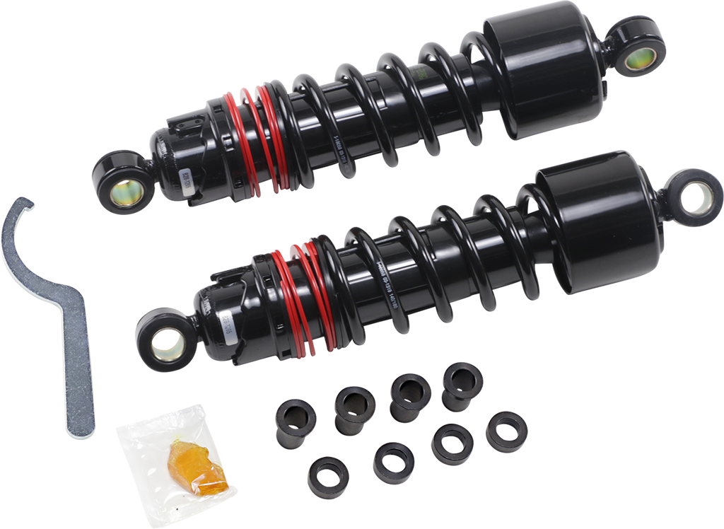 BURLY BRAND Slammer Plus Shocks - 10.5" - Black - XL B28-1205B — image 1