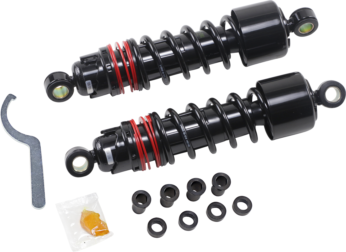 BURLY BRAND Slammer Plus Shocks - 10.5" - Black - XL B28-1205B — image 1