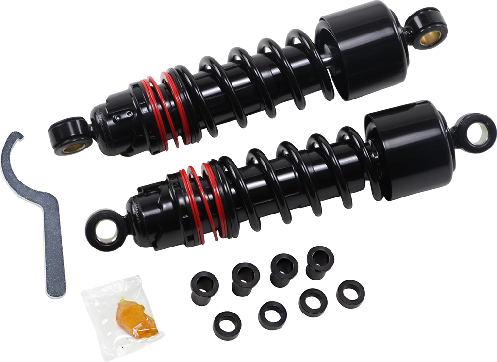 BURLY BRAND Slammer Plus Shocks - 10.5" - Black - XL B28-1206B — image 1