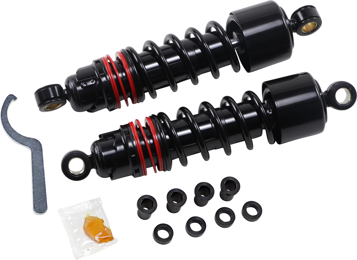 BURLY BRAND Slammer Plus Shocks - 10.5" - Black - XL B28-1206B — image 1