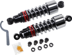 BURLY BRAND Slammer Plus Shocks - 10.5" - Chrome - FXD B28-1207 — image 1