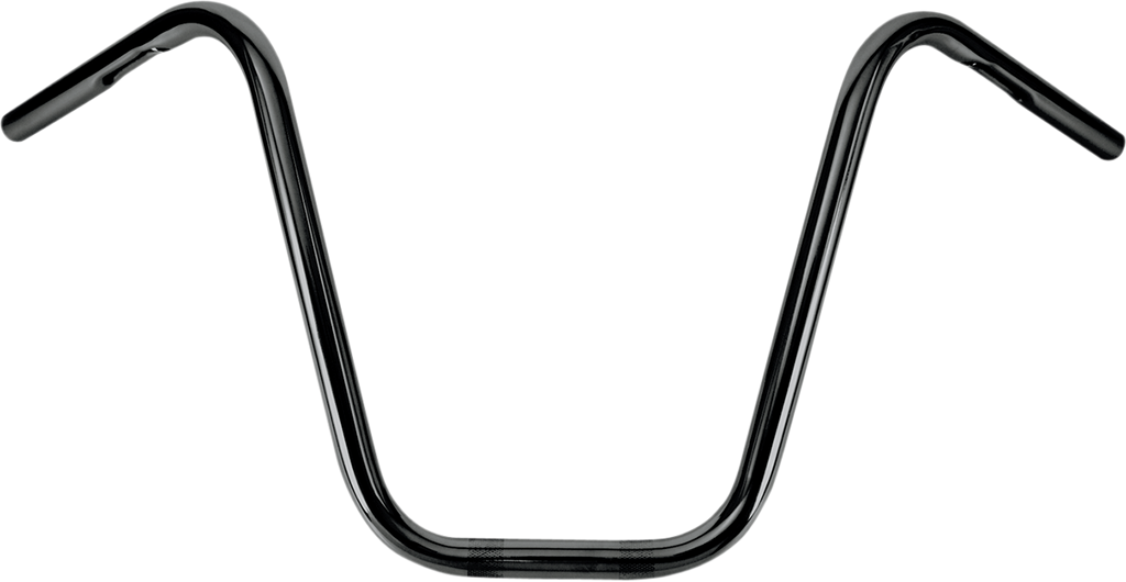 BURLY BRAND 1" Narrow Bottom Ape Hanger Handlebar - 14" - Black B28-337 — image 1