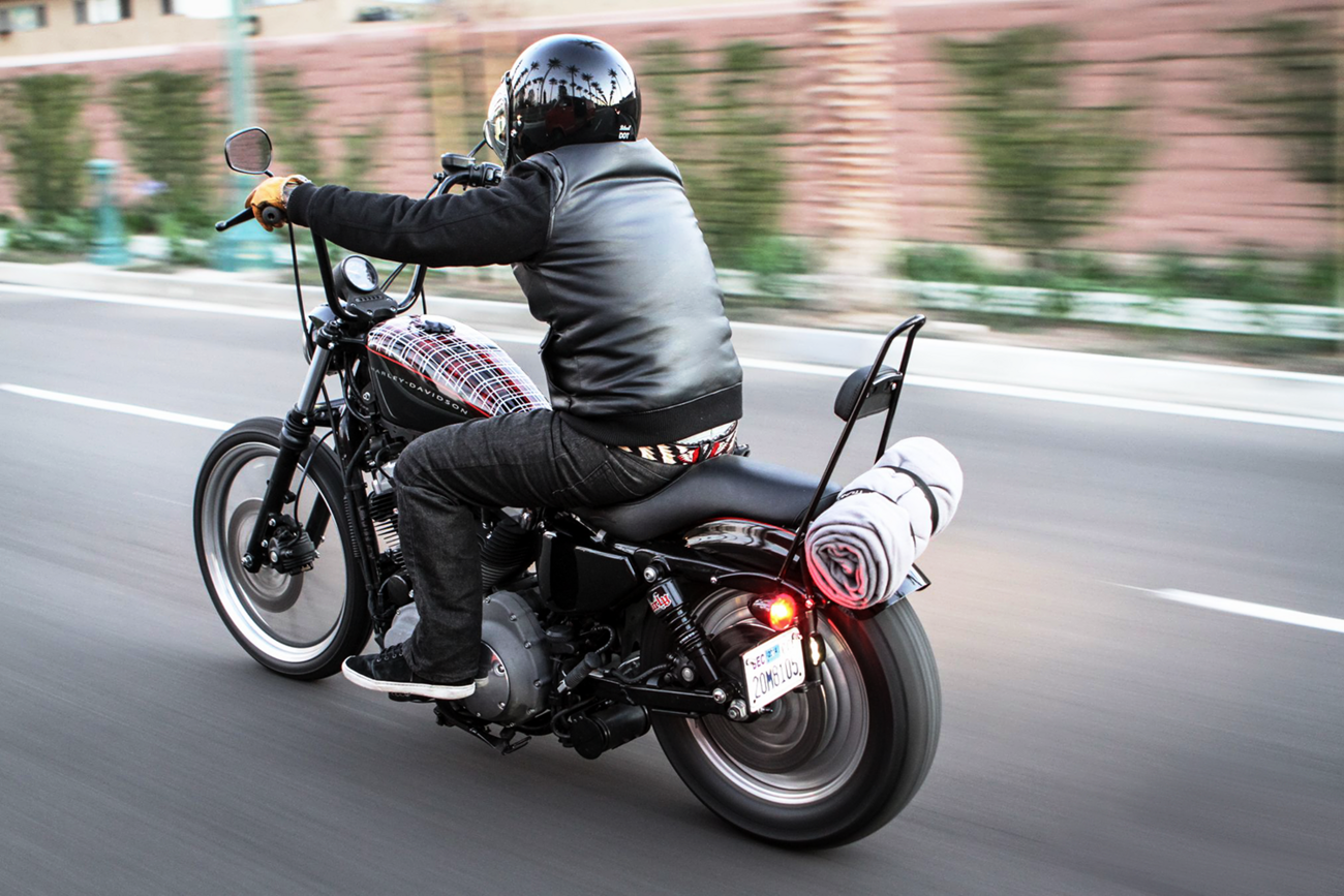 BURLY BRAND 1" Narrow Bottom Ape Hanger Handlebar - 14" - Black B28-337 — image 3