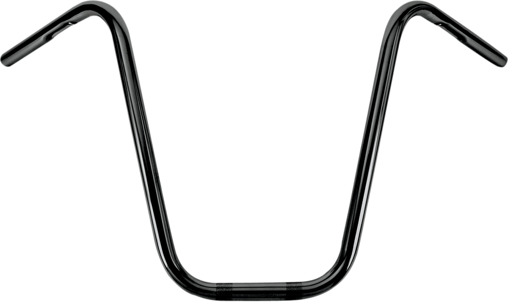BURLY BRAND 1" Narrow Bottom Ape Hanger Handlebar - 16" - Black B28-339 — image 1