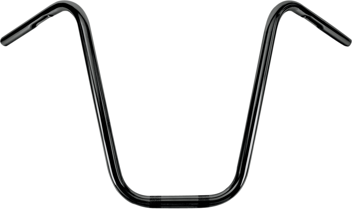 BURLY BRAND 1" Narrow Bottom Ape Hanger Handlebar - 16" - Black B28-339 — image 1