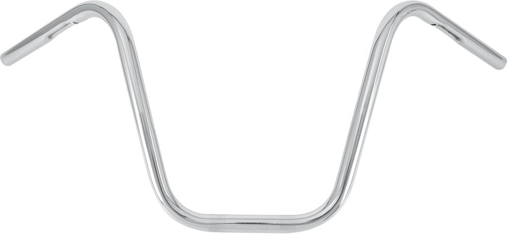 BURLY BRAND 1" Narrow Bottom Ape Hanger Handlebar - 12" - Chrome B28-349 — image 1