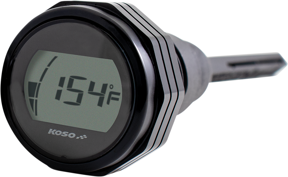 KOSO NORTH AMERICA Oil Dipstick Gauge - Silver - Touring/Trike '17-'25 — image 4