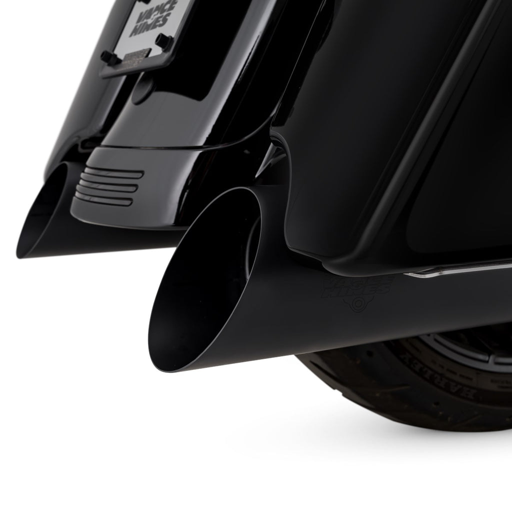 Vance & Hines Backslash 450 Slip-ons – Black – 46764 — manufacturer image 2