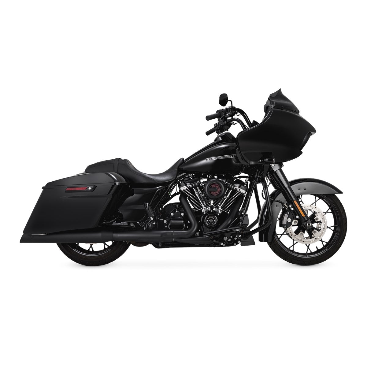 Vance & Hines Backslash 450 Slip-ons – Black – 46764 — manufacturer image 3