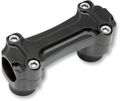 TODD'S CYCLE Bone Bar Handlebar Clamp & Riser Kit - 1" Rise - 1" Clamping - Black BBC3-2 — image 1