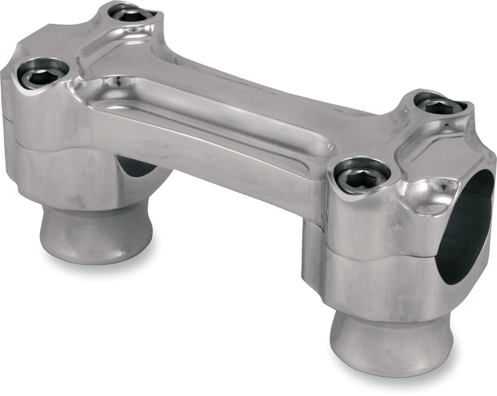 TODD'S CYCLE Bone Bar Handlebar Clamp & Riser Kit - 1" Rise - 1" Clamping - Black BBC3-2 — image 3