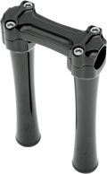 TODD'S CYCLE Bone Bar Handlebar Clamp & Riser Kit - 8" Rise - 1" Clamping - Black BBC83-2 — image 1