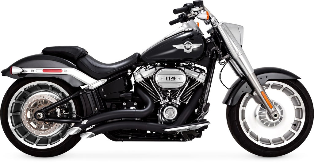 Vance & Hines Big Radius 2-2 - Softail – BLACK – 46380 — manufacturer image 3