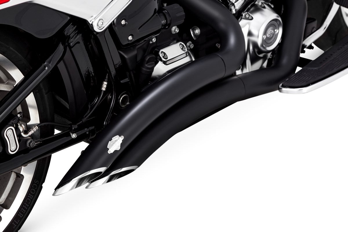 Vance & Hines Big Radius 2-2 - Softail – Black – 46377 — manufacturer image 4