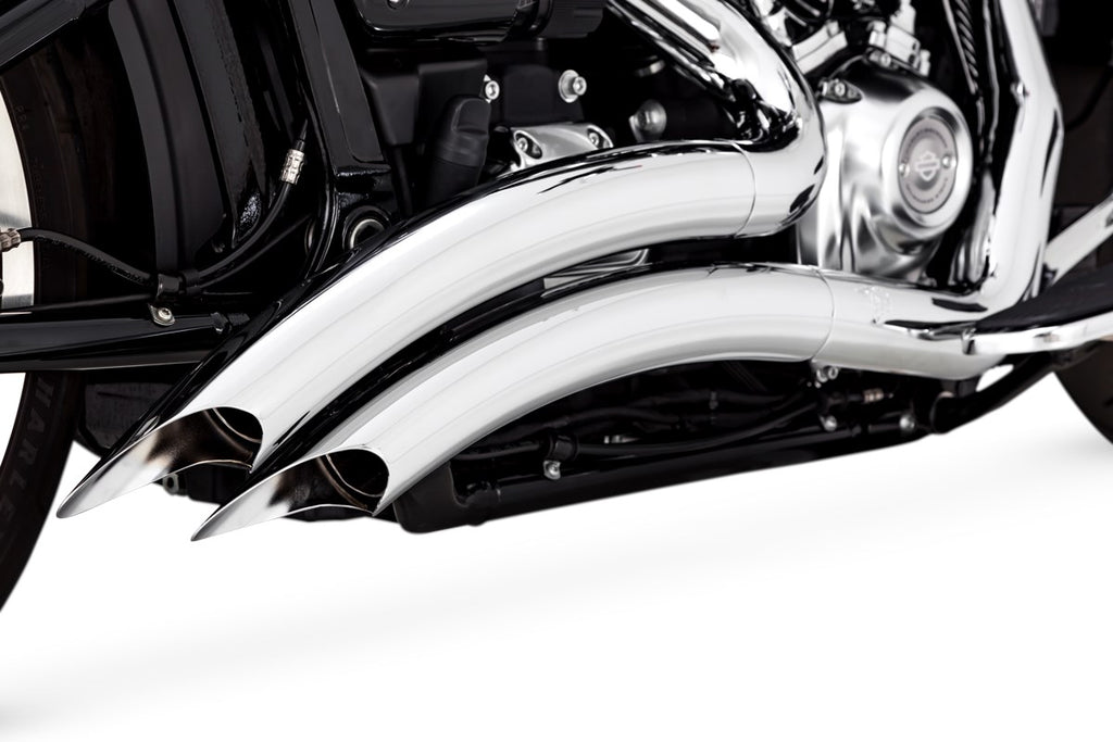 Vance & Hines Big Radius 2-2 - Softail – Chrome – 26377 — manufacturer image 2