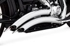 Vance & Hines Big Radius 2-2 - Softail – Chrome – 26375 — manufacturer image 2