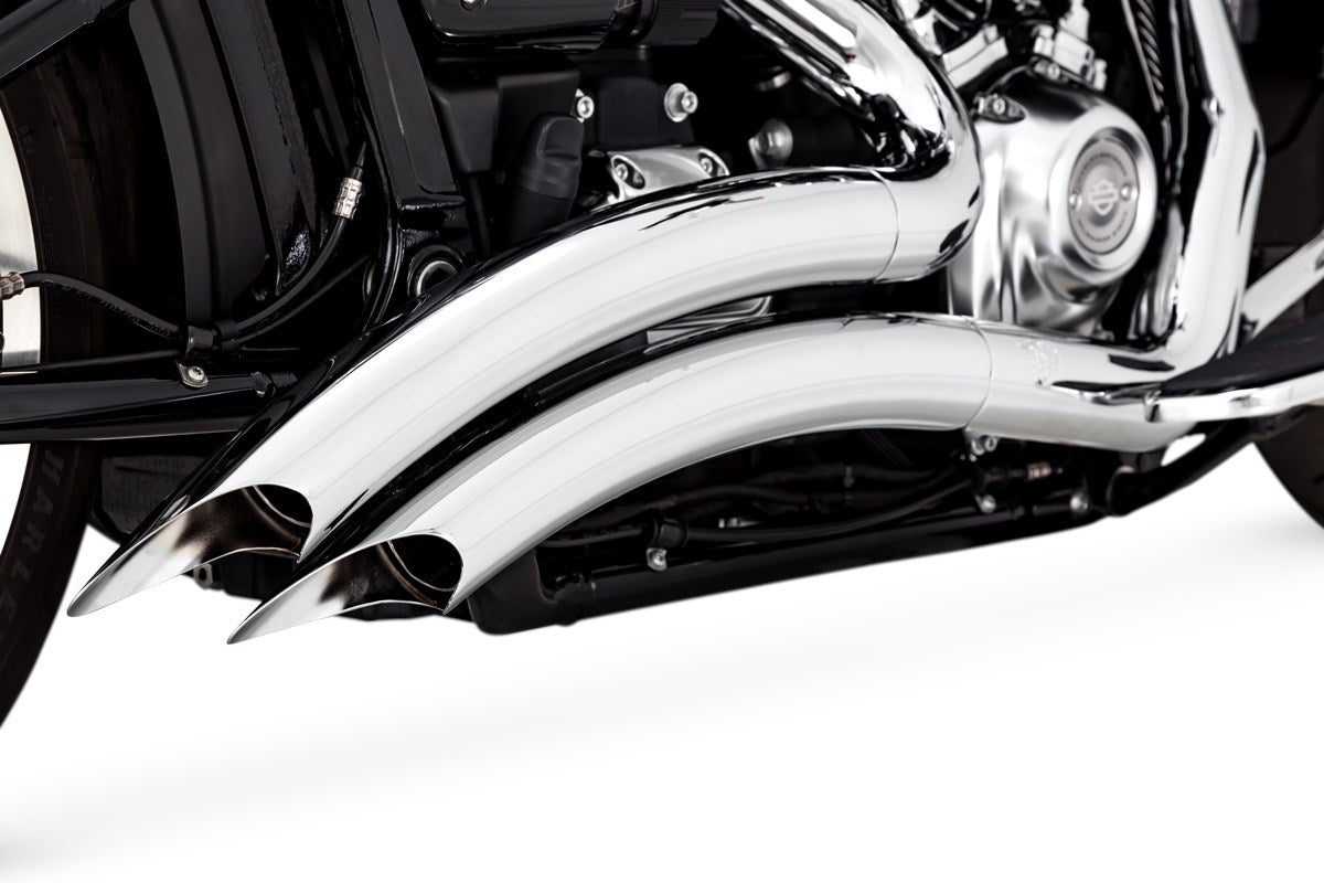 Vance & Hines Big Radius 2-2 - Softail – Chrome – 26375 — manufacturer image 2