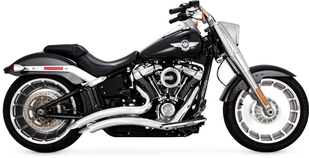 Vance & Hines Big Radius 2-2 - Softail – Chrome – 26375 — manufacturer image 3