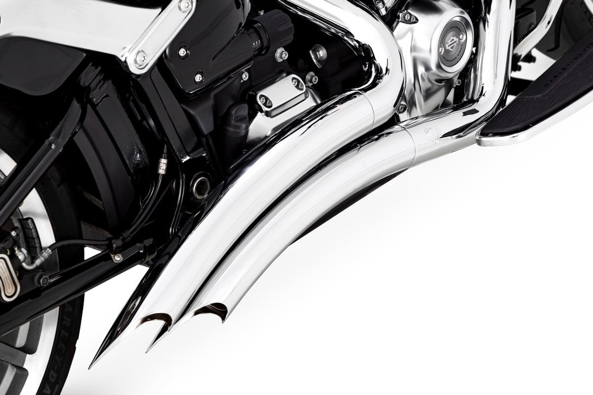 Vance & Hines Big Radius 2-2 - Softail – Chrome – 26375 — manufacturer image 4