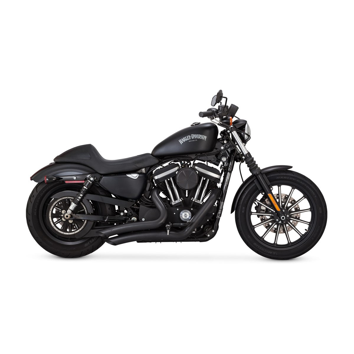 Vance & Hines Big Radius 2-2 - Sportster – Black – 46367 — manufacturer image 3