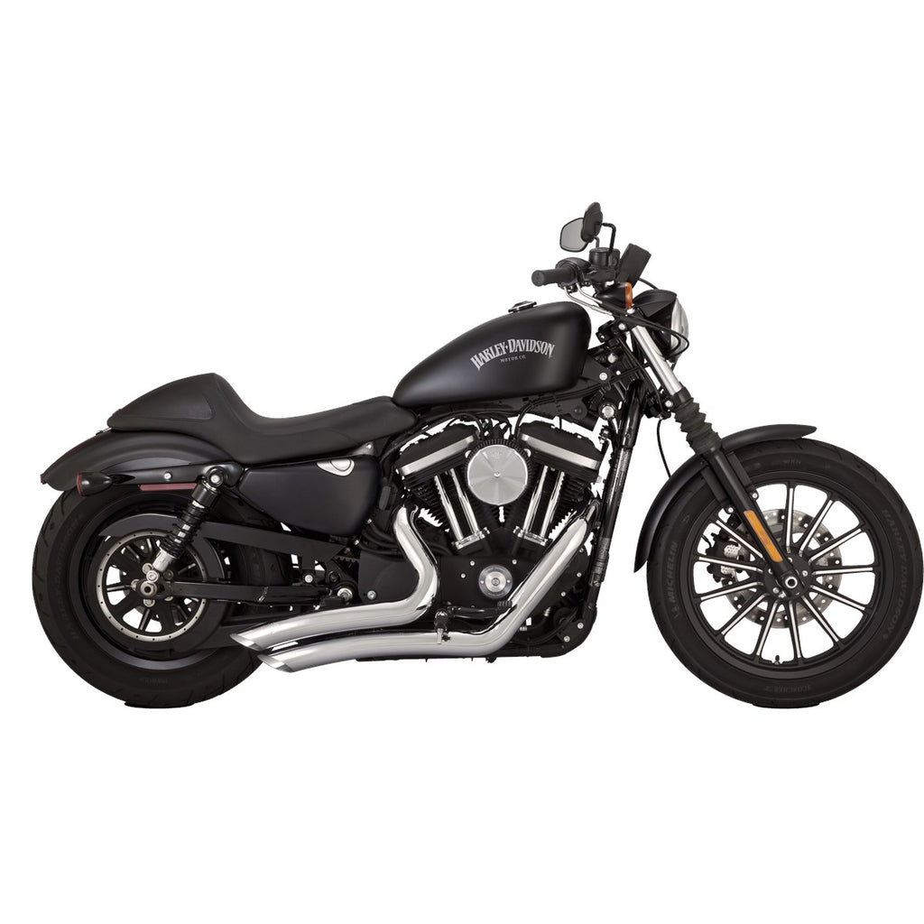 Vance & Hines Big Radius 2-2 - Sportster – Chrome – 26367 — manufacturer image 2