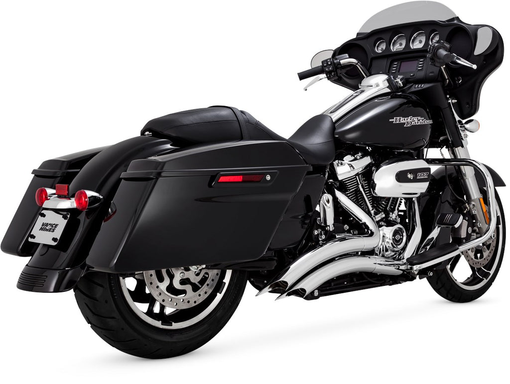 Vance & Hines Big Radius 2-2 - Touring – Chrome – 26342 — manufacturer image 2