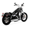 Vance & Hines Big Shots Staggered - Dyna – Chrome – 17958 — manufacturer image 1